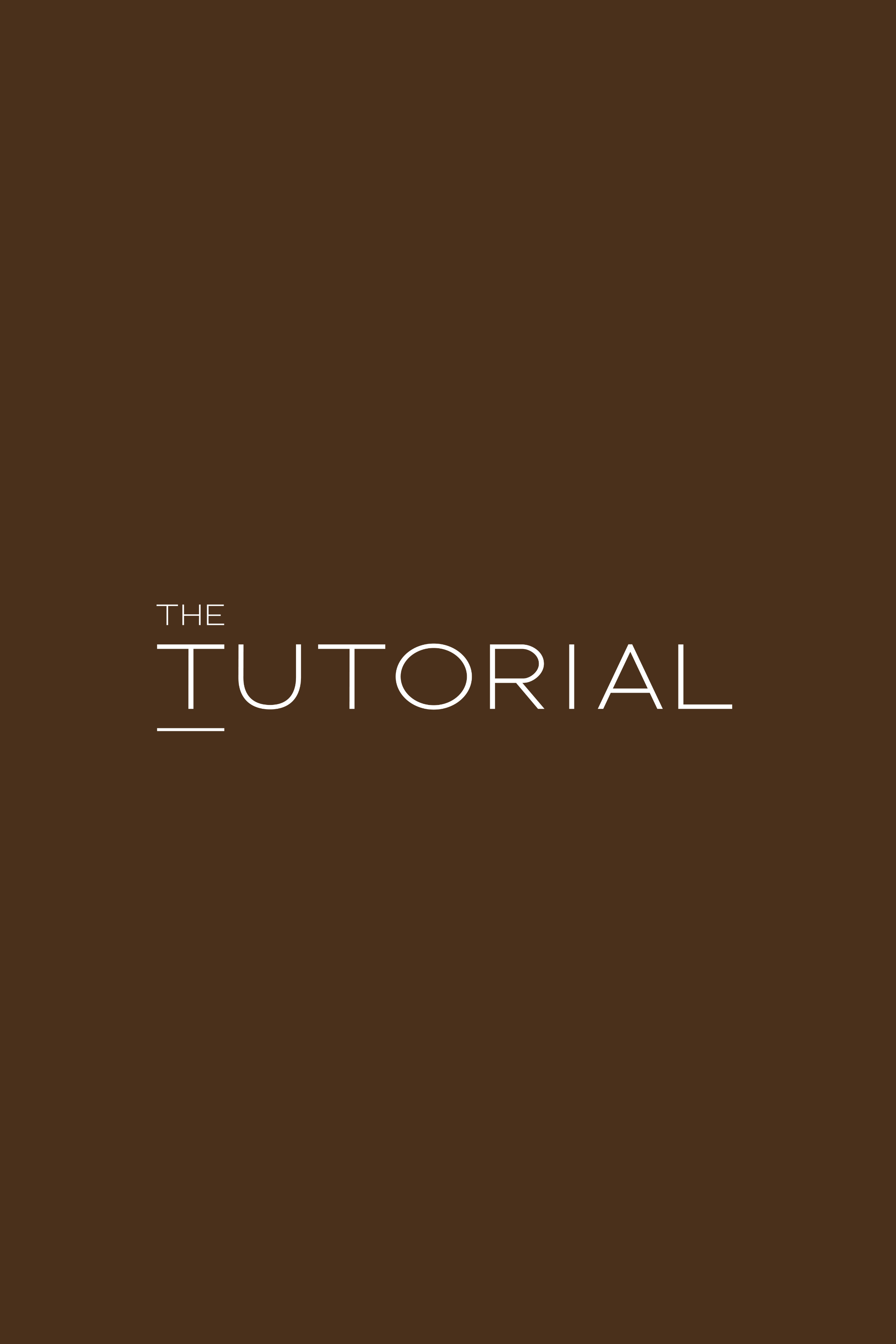 The Tutorial - The Complete Makeup Course