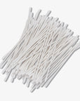100pk precision rounded cotton tips on a white background